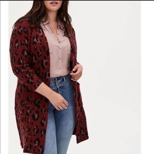 TORRID leopard sweater